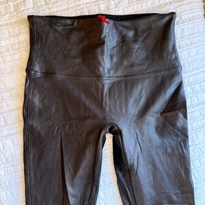 SPANX Black Leather leggings